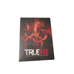 True Blood The Complete Fourth Season DVD One Size Black Red #337